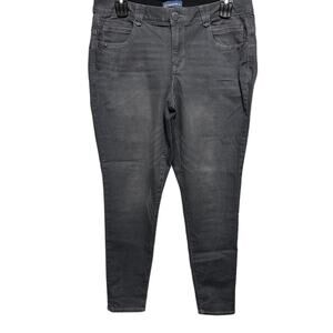 DEMOCRACY Jeans Womens Size 18W Ab Solution Gray Black